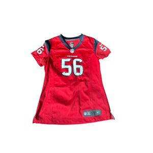 Houston Texans Womens Nike NFL On Field Jersey 56 Cushing Red Small
